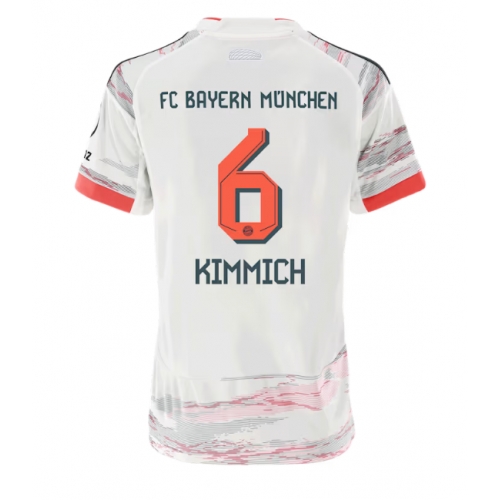 Billige Fotballdrakt Bayern Munich Joshua Kimmich #6 Replika Bortedrakt Dame 2025-26 Kortermet Billige Fotballdrakt Bayern Munich Joshua Kimmich #6 Replika Bortedrakt Dame 2025-26 Kortermet